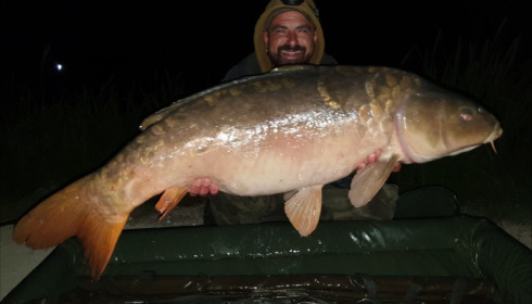 A 36 lb carp from Jonchery, Craig Cicero, Sep 2019