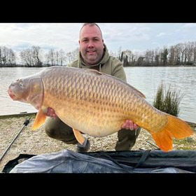 A 48 lb carp from Jonchery, Ian Morris-Moggy, Apr 2022