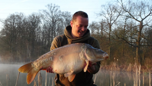 A carp from Jonchery, Swim 1, Apr 2015