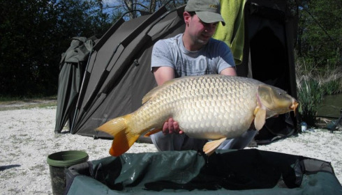 A carp from Jonchery, Swim 4, Apr 2014