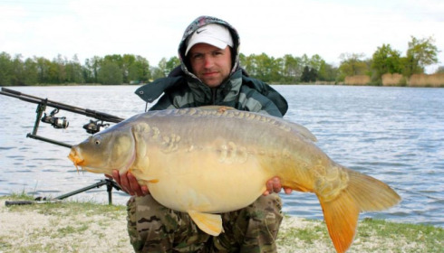 A carp from Jonchery, Swim 3, Apr 2014