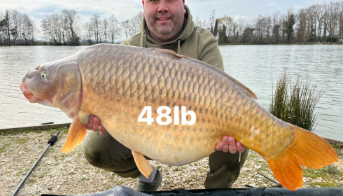 A 48 lb carp from Jonchery, Ian Morris, Mar 2022