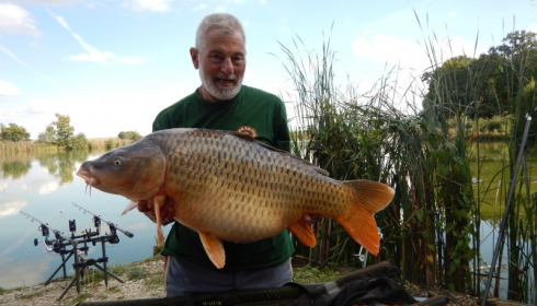 A 41 lb carp from Jonchery, Stan Feerick, Sep 2017