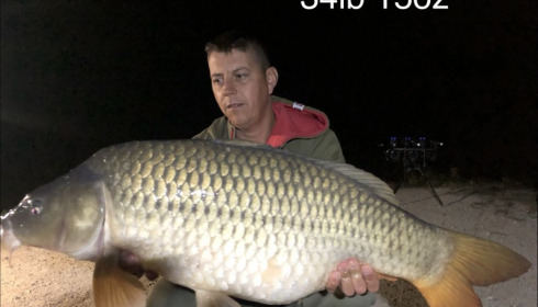 A 34 lb 15 oz carp from Jonchery, Tony Richards, Sep 2019