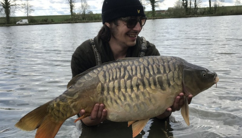 A 29 lb carp from Jonchery, Sean Williams, Apr 2018
