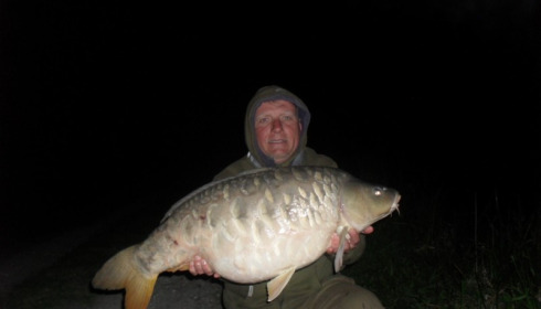 A 44 lb carp from Jonchery, Jason Fox, Apr 2017