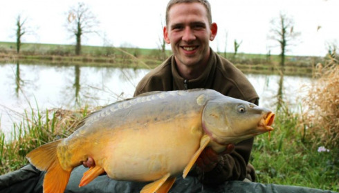 A carp from Jonchery, Swim 3, Apr 2014