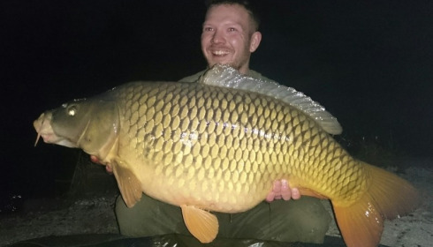 A 41 lb carp from Jonchery, Charles Hunt, Feb 2015