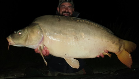 A 41 lb carp from Jonchery, Craig Cicero, Sep 2019