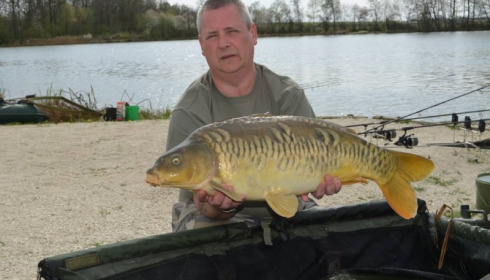 A carp from Jonchery, Swim 2, Apr 2014