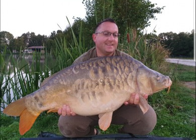 A 31 lb carp from Jonchery, Dave Pillman, Sep 2019