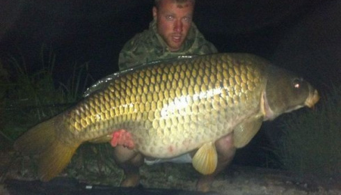 A 59 lb 8 oz carp from Jonchery, A New Lake Record from Swim 1, Jun 2014