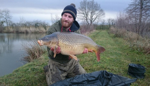 A 30 lb carp from Jonchery, Nick Cotterill, Mar 2015