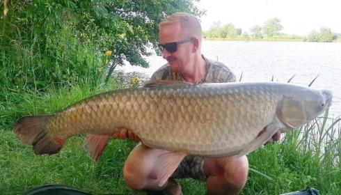 A grass carp from Jonchery, May 2022