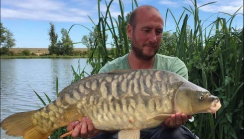 A 27 lb carp from Jonchery, Stephen Morris, Aug 2018