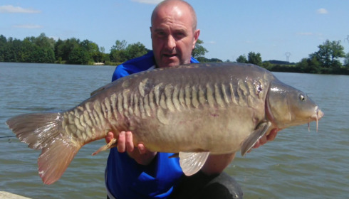 A 33 lb carp from Jonchery, Andrew Buckley, Aug 2021
