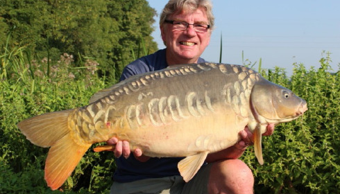 A 30 lb carp from Jonchery, Ron Key, Aug 2013