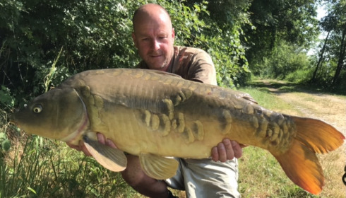 A 23 lb fish from Jonchery, Jun 2023