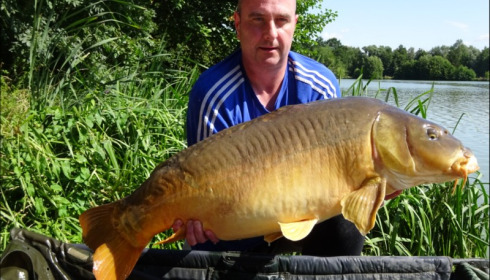 A 45 lb 10 oz carp from Jonchery, Andrew Buckley, Aug 2019