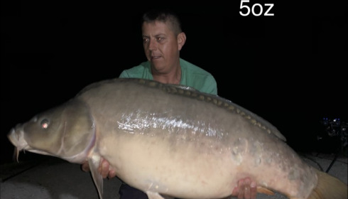 A 53 lb 5 oz carp from Jonchery, Tony Richards, Aug 2019