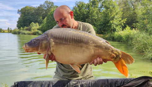 A 41 lb carp from Jonchery, Steve Ginn, Jul 2023