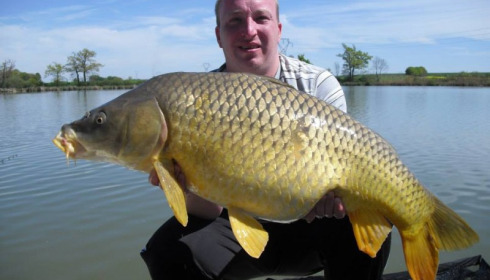 A carp from Jonchery, Swim 4, Apr 2014