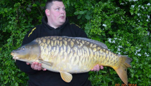 A carp from Jonchery, Swim 6, May 2014