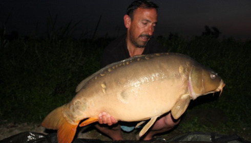 A 34 lb 6 oz carp from Jonchery, Phil, Aug 2013