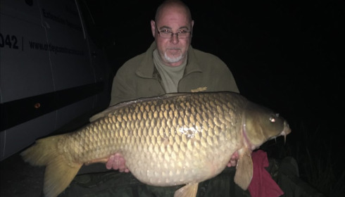 A 37 lb grass carp from Jonchery, David Ottley, Apr 2019