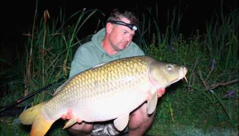 A 33 lb carp from Jonchery, Tony Richards, Aug 2019