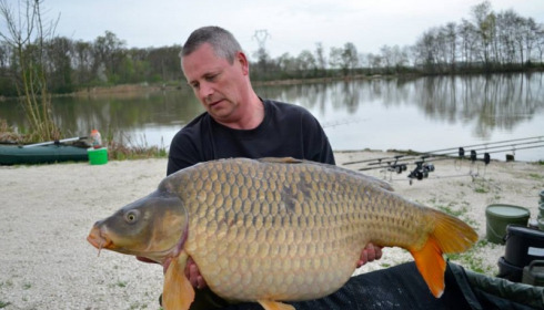 A carp from Jonchery, Swim 2, Apr 2014