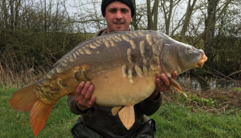 A 36 lb carp from Jonchery, Matthew Andrews, Mar 2018