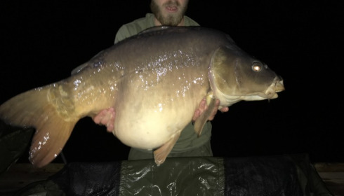 A 39 lb 7 oz carp from La Fonte, Michael Latimer, May 2017