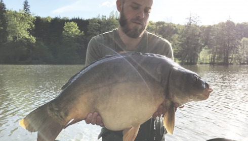 A 33 lb 7 oz carp from La Fonte, Michael Latimer, May 2017