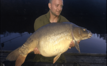 A 37 lb carp from La Fonte, Shane, Jun 2018