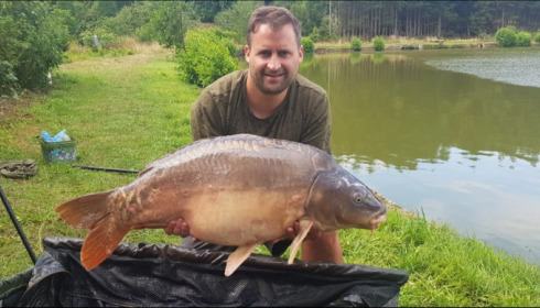 A 39 lb 8 oz carp from La Fonte, Robert Newman, Aug 2019