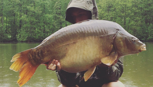 A 32 lb 7 oz carp from La Fonte, Luke Norris, May 2017