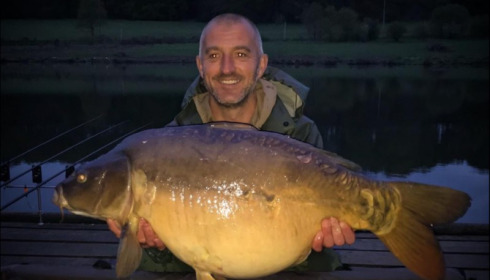 A 40 lb 8 oz carp from La Fonte, Andrew Fairley, Apr 2019