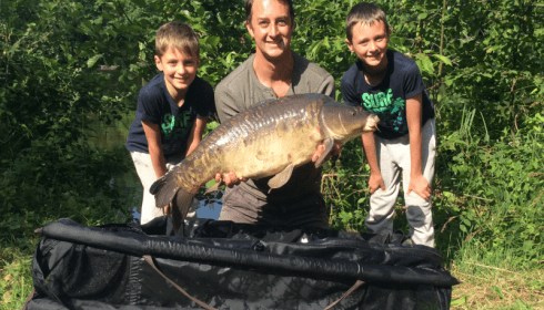 A 27 lb carp from La Fonte, Brandan Dawson, Jun 2017
