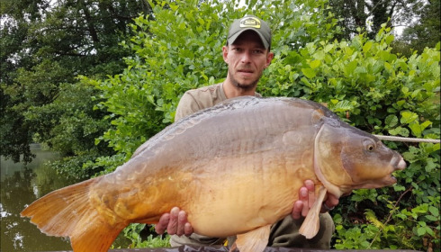 A 37 lb carp from La Fonte, Jonathan Bridgeman , Aug 2018