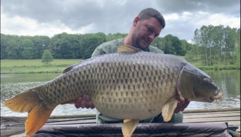 A 41 lb 10 oz carp from La Fonte, Jason Thomas, May 2019