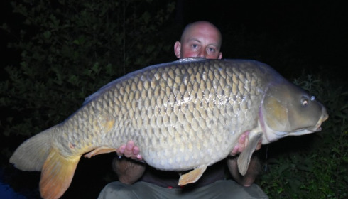 A 39 lb 12 oz carp from La Fonte, Rodney Underwood, May 2018
