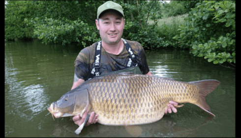 A 58 lb 9 oz carp from La Fonte, Carl Quinn, Jun 2019
