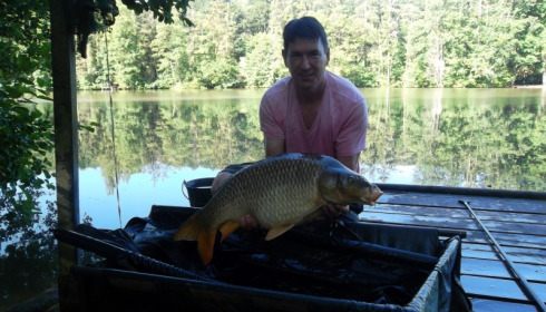 A 31 lb carp from La Fonte, Stuart McRae, Jul 2016