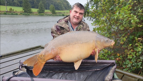 A 45 lb carp from La Fonte, Robert Pitman, Oct 2019
