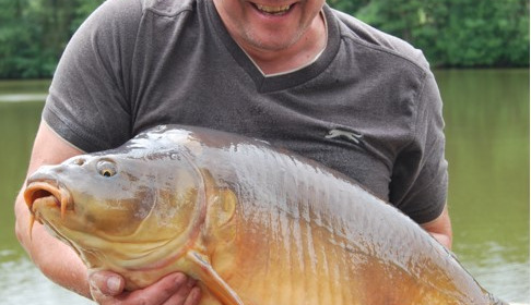 A 30 lb 11 oz carp from La Fonte, David Lilly, Jul 2017