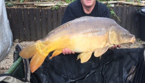 A 37 lb carp from La Fonte, Mark Priday, Sep 2017