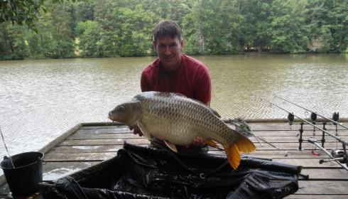 A 33 lb carp from La Fonte, Stuart McRae, Jul 2016