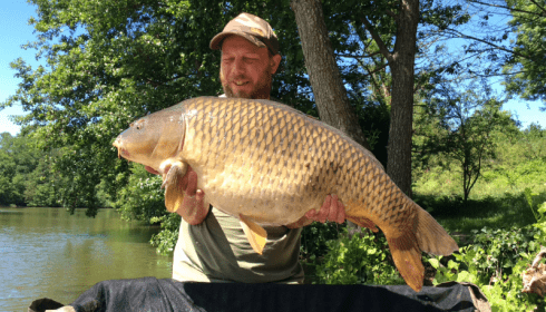 A 39 lb carp from La Fonte, Steven Dawson, Jun 2017