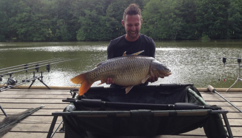 A 36 lb carp from La Fonte, Martin Roffe, Jul 2017
